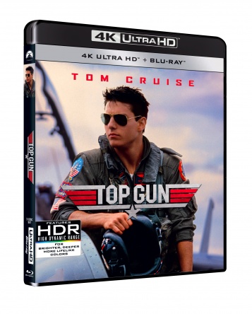 Locandina italiana DVD e BLU RAY Top Gun 